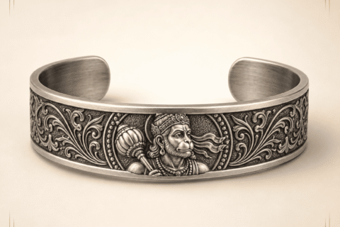 Divine Hanuman Engraved Kada