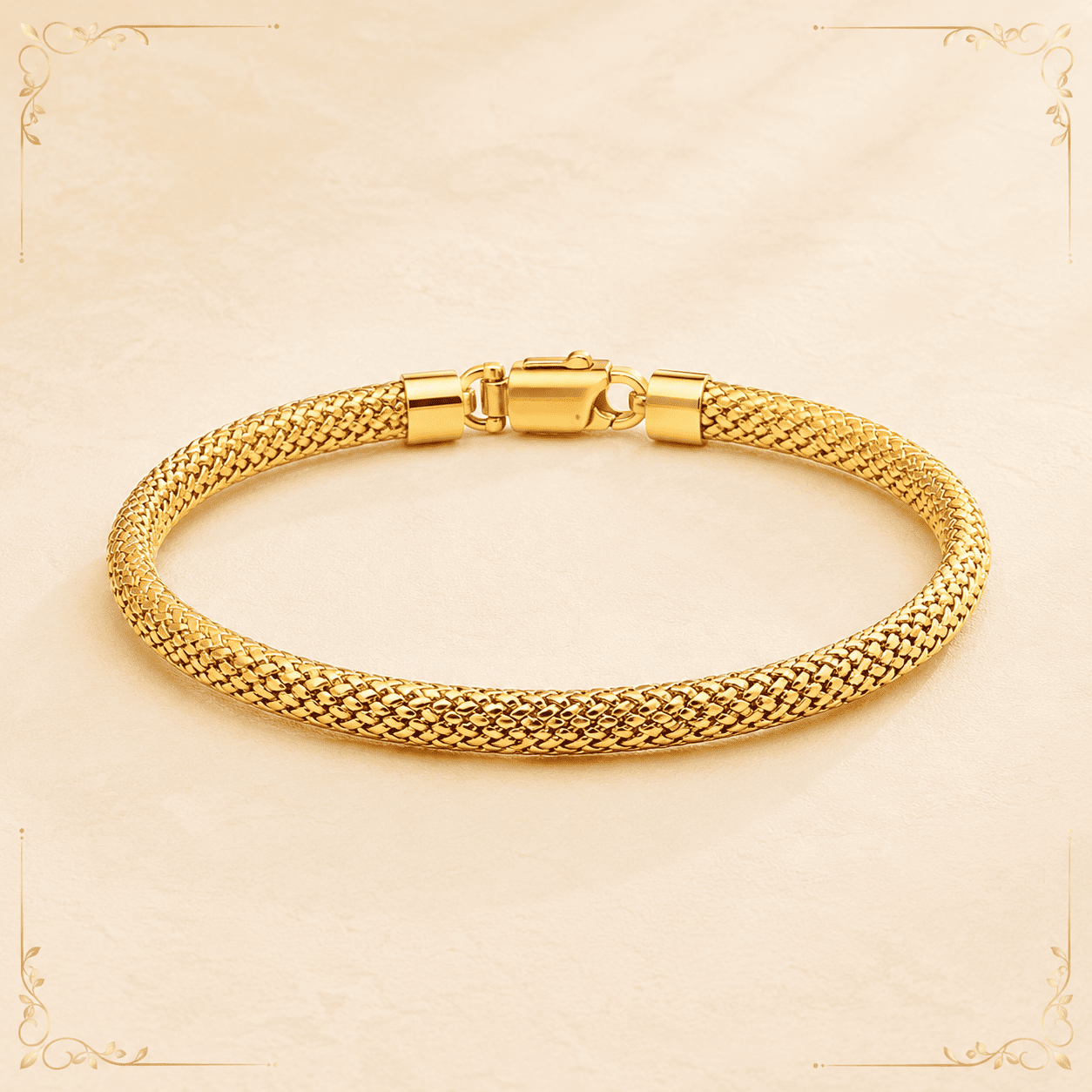 Gold Plated Flexible Bracelet