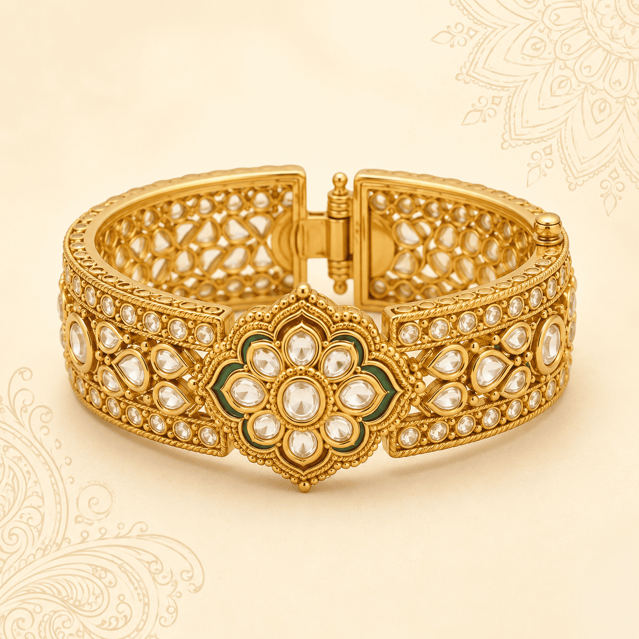 Openable Kundan Kada