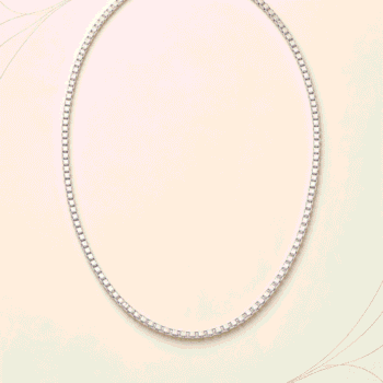 Platinum Finish Box Chain