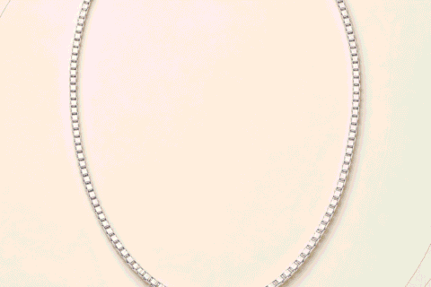 Platinum Finish Box Chain